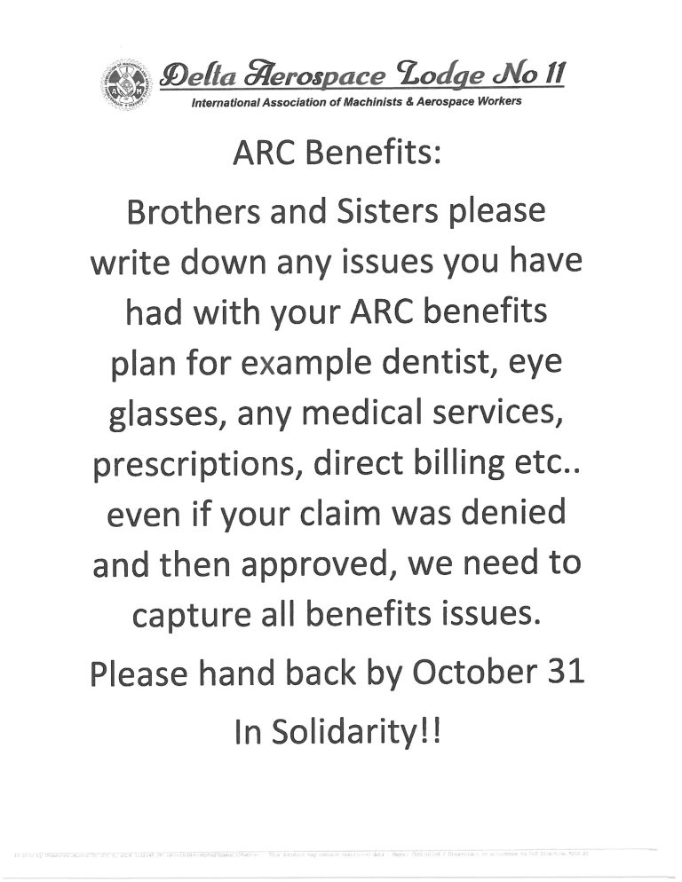 ARC Benefit Complaints